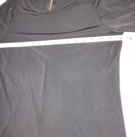 NWOT Michael Kors Black 3/4 Sleeve Shift Dress - Picture 7 of 16